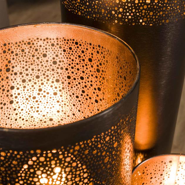 Modera - Vloerlamp Ø25 cilinder 120cm - Zwart nikkel