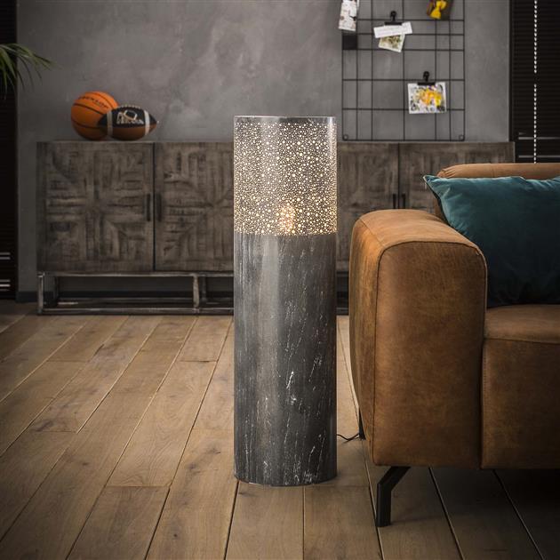 Modera - Vloerlamp Ø25 cilinder 90cm - Grijs