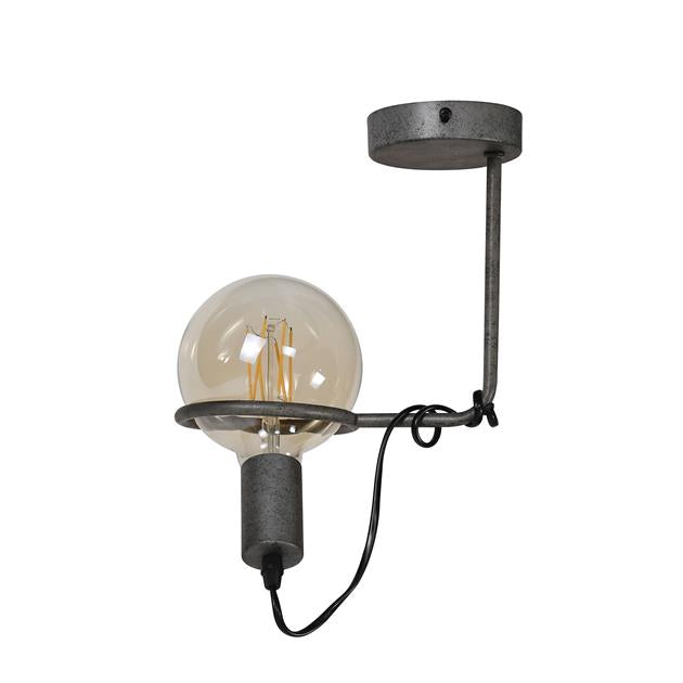 Modera - Plafondlamp 1L saturn voor Ø12 5 lichtbron / Oud zilver