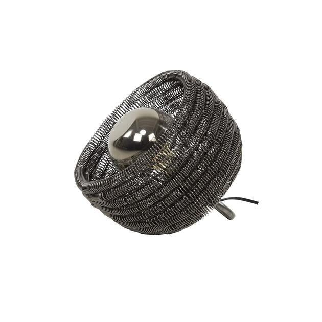 Modera - Tafellamp Ø25 coil - Zwart nikkel