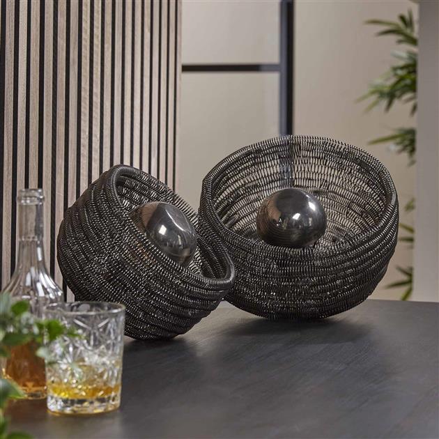 Modera - Tafellamp Ø30 coil XL - Zwart nikkel