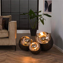 Modera - Tafellamp Ø36 mirror L - Zwart nikkel