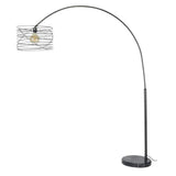 Modera - Booglamp Ø45 curl - Charcoal