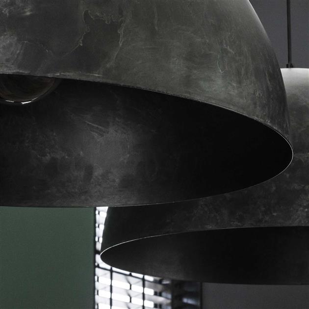 Modera - Hanglamp 2x Ø60 Dome / Charcoal