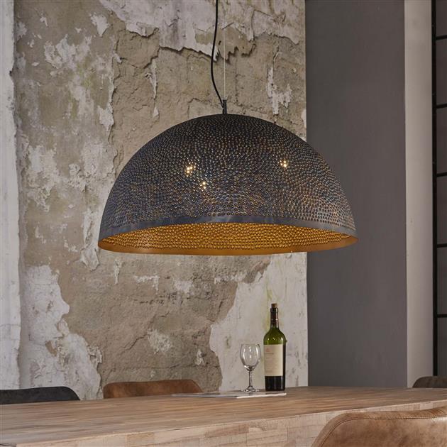 Modera - Hanglamp Ø70 punch - Zwart bruin