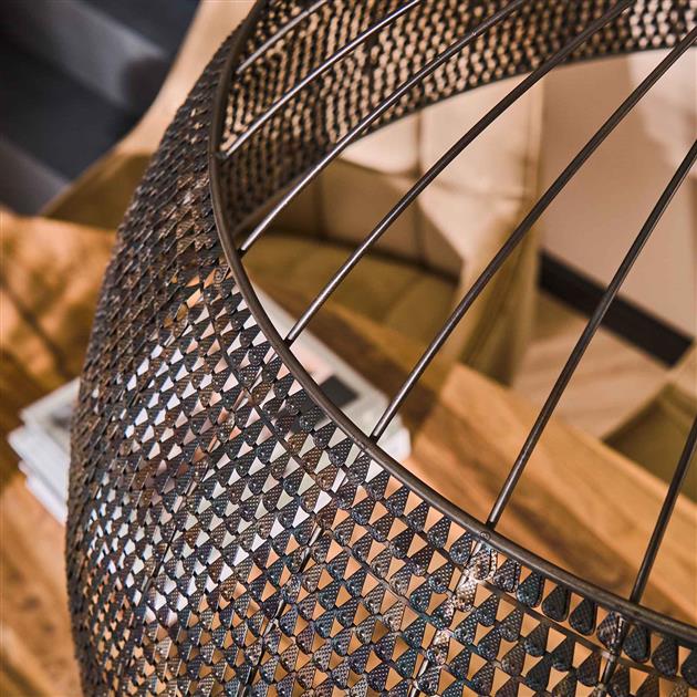 Modera - Hanglamp Ø80 armor - Zwart bruin