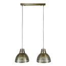 Modera - Hanglamp 2xØ38 screen - Brons antiek