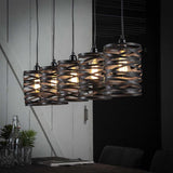 Modera - Hanglamp 5x ø17 spindle - Slate grey