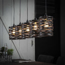 Modera - Hanglamp 5x ø17 spindle - Slate grey