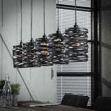 Modera - Hanglamp 5x ø17 spindle - Slate grey