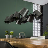 Modera - Hanglamp 8x Ø18 Kinetic - Charcoal