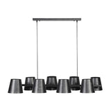 Modera - Hanglamp 8x Ø18 Kinetic - Charcoal
