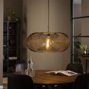 Modera - Hanglamp Ø70 copper twist - Zwart nikkel