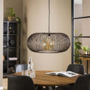 Modera - Hanglamp Ø70 copper twist - Zwart nikkel