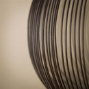 Modera - Hanglamp Ø70 copper twist - Zwart nikkel