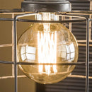 Modera - Lichtbron LED [G95] filament bol Ø9 5 - E27 6W dimbaar - Amberkleurig glas
