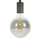 Modera - Lichtbron LED [G125] filament bol Ø12 5 - E27 6W dimbaar - Smoke grey glas