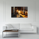 Glasschilderij - Exclusive - Liggend - Urbex Gouden Gedachte