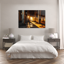 Glasschilderij - Exclusive - Liggend - Urbex Gouden Gedachte