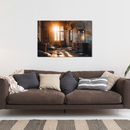 Glasschilderij - Exclusive - Liggend - Herinneringen in Beton Urbex