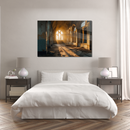 Glasschilderij - Exclusive - Liggend - Urbex Verlaten Gebouw Stille Getuigen