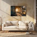 Glasschilderij - Exclusive - Liggend - Urbex Verlaten Gebouw Stille Getuigen