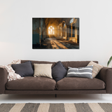 Glasschilderij - Exclusive - Liggend - Urbex Verlaten Gebouw Stille Getuigen