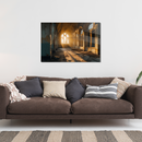 Glasschilderij - Exclusive - Liggend - Urbex Verlaten Gebouw Stille Getuigen