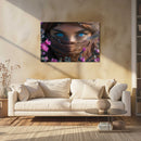 Glasschilderij - Exclusive - Liggend - Vera Eyes