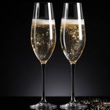 Glasschilderij - Exclusive - Liggend - Champagne Diner 150x100x0.4 cm