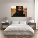 Glasschilderij - Exclusive - Liggend - Arabian Model