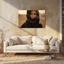 Glasschilderij - Exclusive - Liggend - Arabian Model