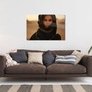 Glasschilderij - Exclusive - Liggend - Arabian Model