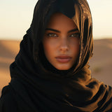 Glasschilderij - Exclusive - Liggend - Arabische Princess Model 150x100x0.4 cm