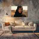 Glasschilderij - Exclusive - Liggend - Arabische Princess Model