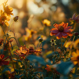 Glasschilderij - Exclusive - Liggend - Natuur Florale Fluistering 150x100x0.4 cm