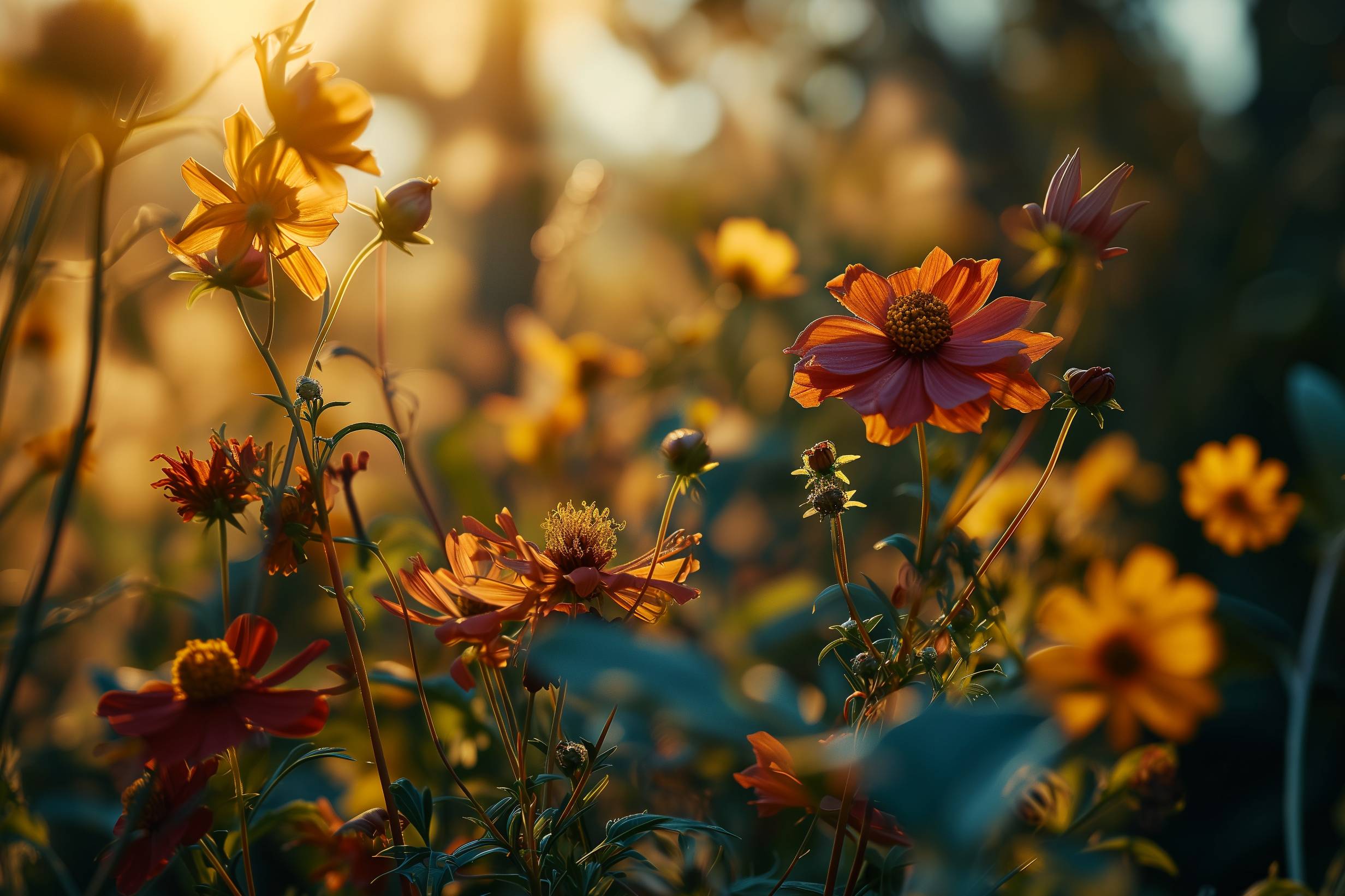 Glasschilderij - Exclusive - Liggend - Natuur Florale Fluistering 150x100x0.4 cm