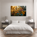 Glasschilderij - Exclusive - Liggend - Natuur Florale Fluistering