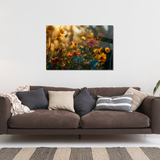 Glasschilderij - Exclusive - Liggend - Natuur Florale Fluistering