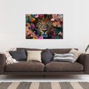 Glasschilderij - Exclusive - Liggend - Tuin van de Grote Kat Panter