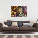 Glasschilderij - Exclusive - Liggend - Kroon van Kristal Panter