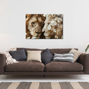 Glasschilderij - Exclusive - Liggend - Leeuwenliefde Juwelentuin