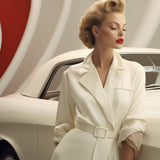 Glasschilderij - Exclusive - Liggend - Classic Car Pearls 150x100x0.4 cm