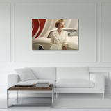 Glasschilderij - Exclusive - Liggend - Classic Car Pearls