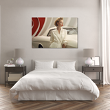 Glasschilderij - Exclusive - Liggend - Classic Car Pearls