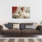 Glasschilderij - Exclusive - Liggend - Classic Car Pearls