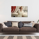 Glasschilderij - Exclusive - Liggend - Classic Car Pearls