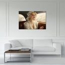 Glasschilderij - Exclusive - Liggend - Luxury Classic Car WaterColor