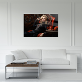 Glasschilderij - Exclusive - Liggend - Velvet Viola