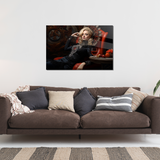 Glasschilderij - Exclusive - Liggend - Velvet Viola